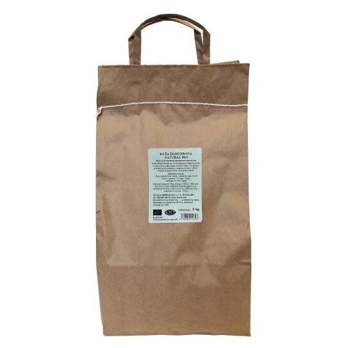 Dlhozrnná ryža naturál BIO 3kg Biomila