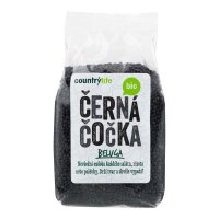 Šošovica čierna beluga BIO 500g Country Life