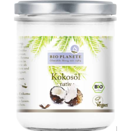 Kokosový panenský olej BIO 400ml Bioplanete Kokosový panenský olej BIO 400ml Bioplanete