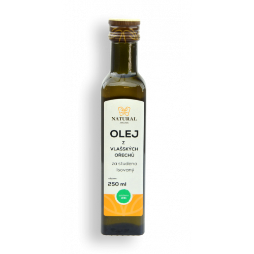 Olej z vlašských orechov 250ml Natural Jihlava