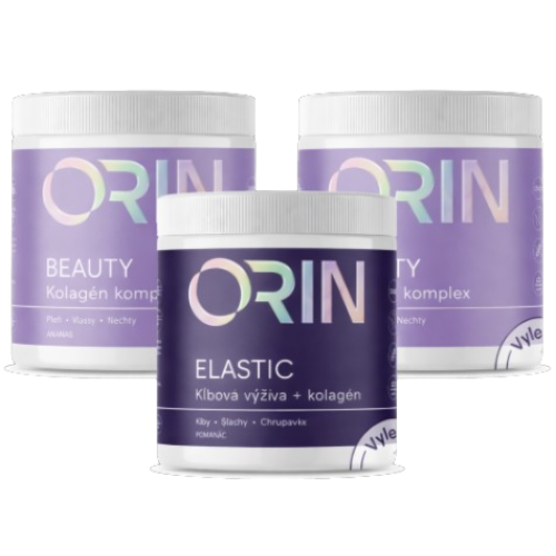 AKCIA 2x BEAUTY + 1x ELASTIC kolagén Orin