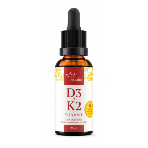 D3 + K2 vitamín 30ml Serafin D3 + K2 vitamín 30ml Serafin
