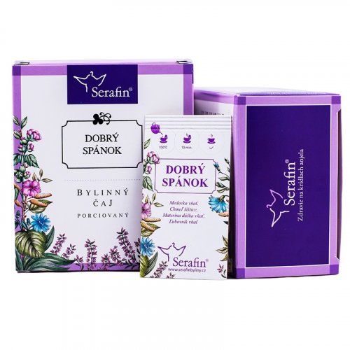 Dobrý spánok porciovaný čaj 15x2,5g Serafin