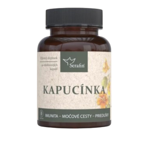 Kapucínka - prírodné kapsule 90ks Serafin