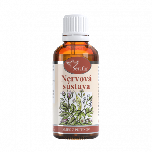 Nervová sústava - tinktúra zo zmesi z pupeňov 50ml Serafin