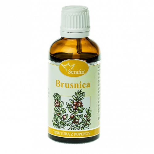 Brusnica - tinktúra z pupeňov 50ml Serafin