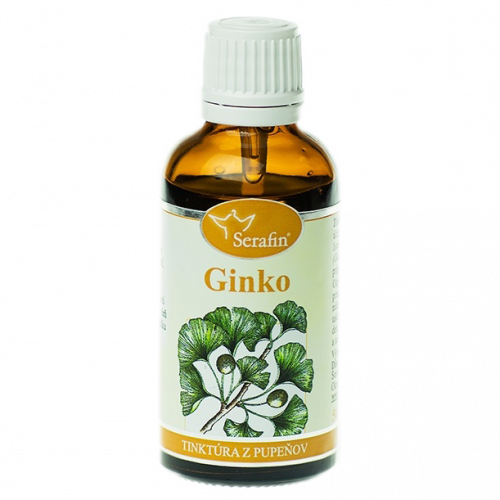 Ginko - tinktúra z pupeňov 50ml Serafin
