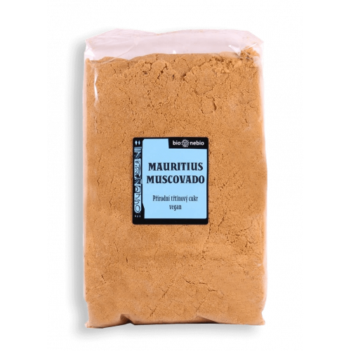 Prírodný trstinový cukor Muscovado 1kg Bio Nebio