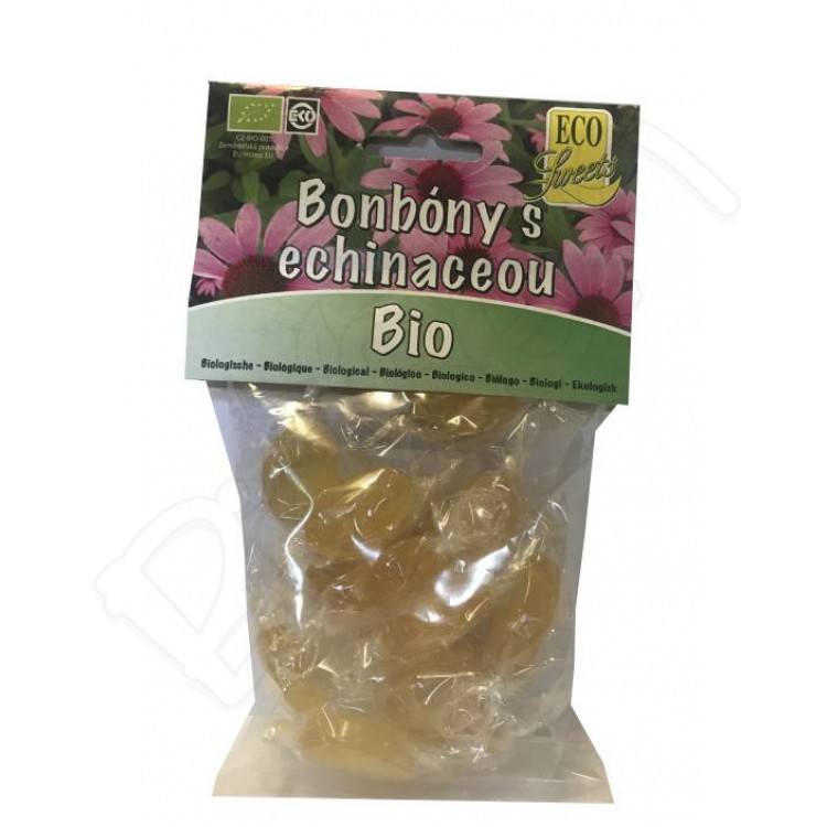 Cukríky s echinaceou BIO 75g Eco Sweets
