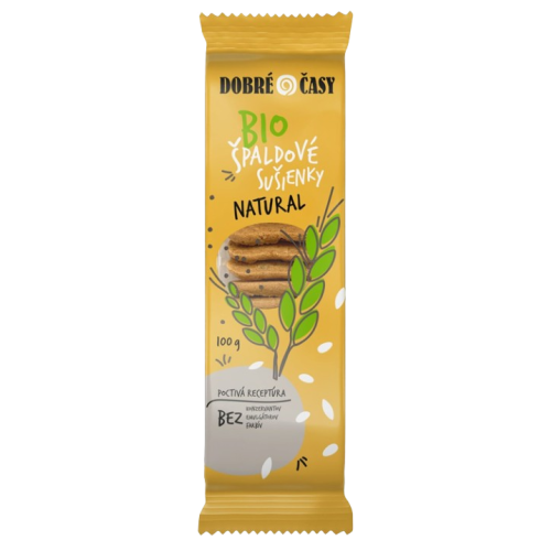 Sušienky Natural 100g BIO Dobré časy Sušienky Natural 100g BIO Dobré časy