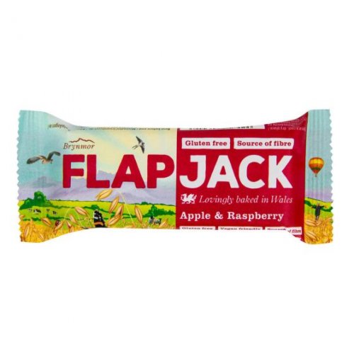 FLAP JACK ovsený malina - jablčná šťava BZL 80g BRYNMOR
