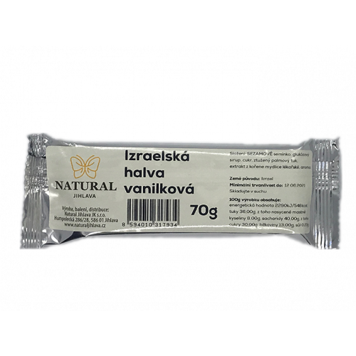 Chalwa Izrael Vanilka 70g Natural Jihlava