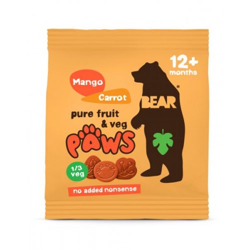 LABKY - SAFARI - mango a mrkva BIO 20g Bear nibbles