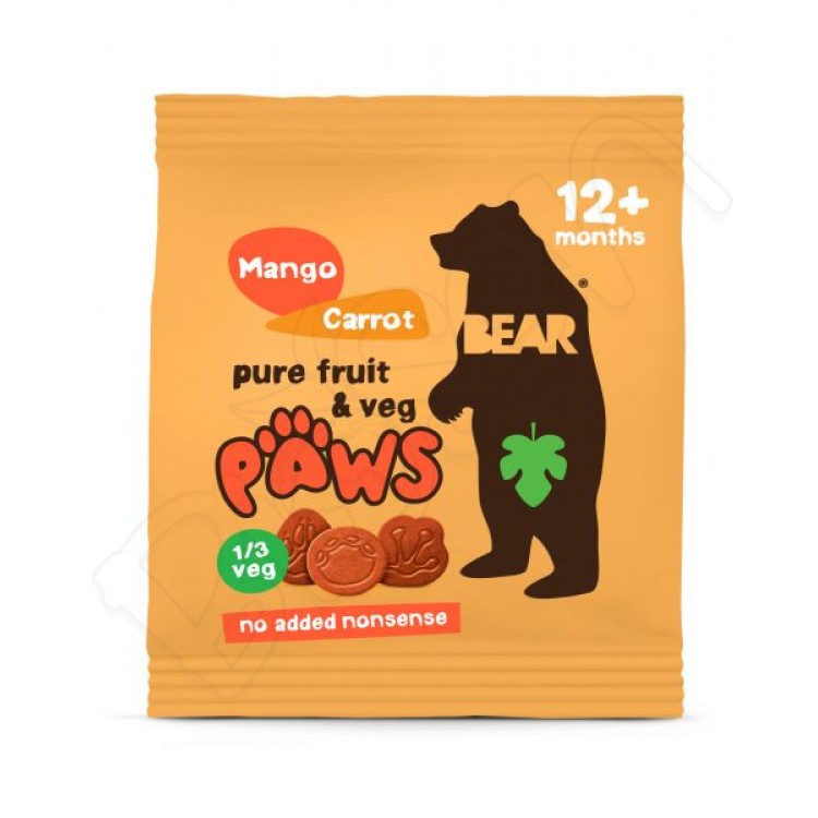 LABKY - SAFARI - mango a mrkva BIO 20g Bear nibbles