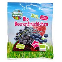 Cukríky ovocné lesné plody BIO 80g Ökovital