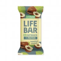 Tyčinka Oat Snack proteínový LIESKOVÝ ORECH 40 g BIO LIFEFOOD