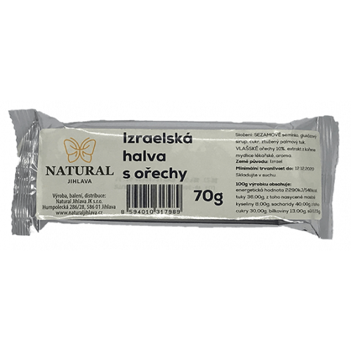 Chalwa Izrael Orechy 70g Natural Jihlava