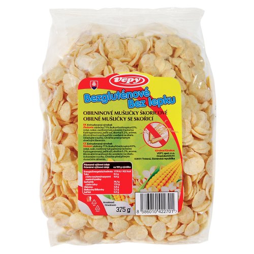 Obilné mušličky BZL - ŠKORICA 375g Vepy