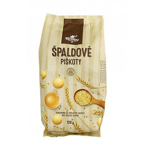 Piškóty špaldové 120g Kávoviny