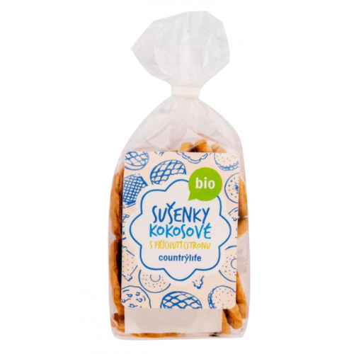 Sušienky KOKOSOVÉ 175g BIO Country Life