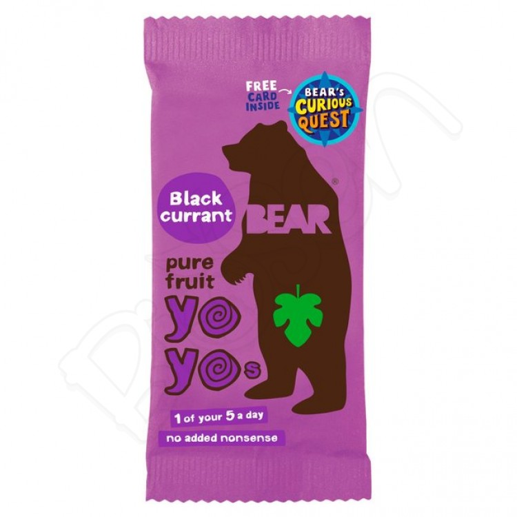 Bear želé YOYO - čierna ríbezľa 20g Bear nibbles