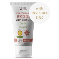 Opaľovacie telové mlieko Baby & Family MANGO SPF50 150ml Wooden Spoon