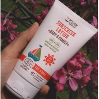 Opaľovacie telové mlieko Baby & Family SPF50 150ml Wooden Spoon Opaľovacie telové mlieko Baby & Family SPF50 150ml Wooden Spoon