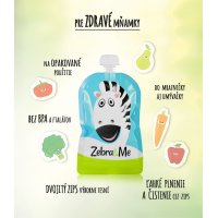 Kapsičky na opakované použitie 6ks + náustok Zebra&Me