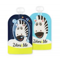 Kapsičky na opakované použitie 6ks + náustok Zebra&Me